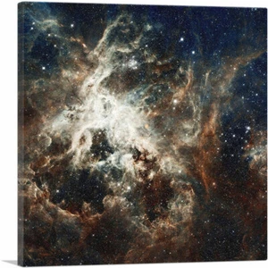 ARTCANVAS Clouds in the Galaxy Hubble Telescope NASA Photograph Canvas Art Print - Picture 1 of 11
