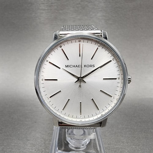 Orologio Michael Kors Pyper Donna 38mm Quadrante Argento Acciaio Inox Cinturino Maglia Tonda