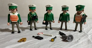 Playmobil Polizei Figuren Set - 5 Polizistinnen + 4 Polizisten + Zubehör - Bild 1 von 24