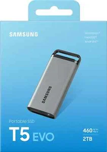 ✅NEW 2024 SAMSUNG T5 EVO 2TB Portable SSD Solid State Drive w/ENCRYPTION & USB-C - Afbeelding 1 van 18