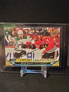 2024-25 Upper Deck Series 1 Mavrik Bourque UD Canvas Young Guns #C93 RC - Bild 1 von 2