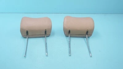 MERCEDES--BENZ  R107  280SL  380SL 560SL , FRONT SEAT LEATHER HEADREST PAIR - Image 1 of 4