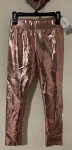 Carters Girls Size 8 Pink Shiny Pull-On Spandex Blend Leggings NWT! A5955 - Picture 1 of 4