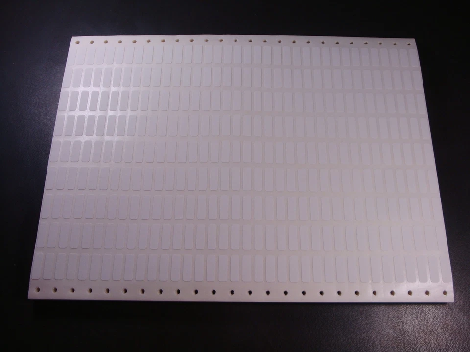 1 Sheet (Lot of 324) DAT-25-502-10 Brady DATAB Dot Matrix Printable Labels NOS - Image 1 of 1