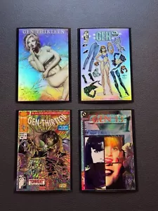 WILDSTORM ARCHIVES Gen13 Variante Copertina Foil Cards G3 G5 G8 G9 - Foto 1 di 6