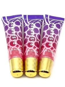 NEW 3 BATH & BODY WORKS RASPBERRY WOMEN LIP GLOSS SHINE GEL .47 fl oz/14 ml - Picture 1 of 2