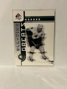 Mike Modano 2001-02 Upper Deck SP Authentic All-Time Greats Card # 95 0724/3500 - Picture 1 of 2