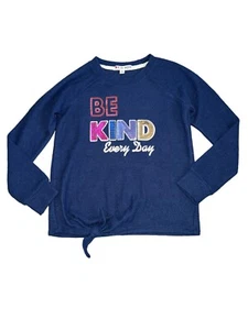 Love Glam Girl long sleeve Be Kind Every Day knotted top 5 - Picture 1 of 3