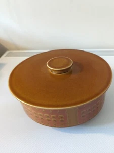 Hornsea Saffron Casserole Dish Tureen Vintage 1970s Immaculate Unused Condition - Afbeelding 1 van 7