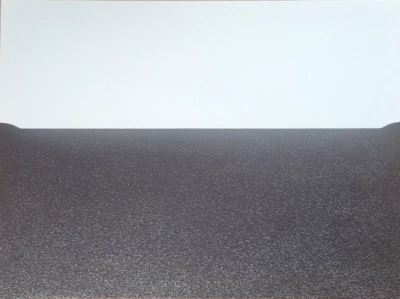 Werner Knaupp handsigniert nummeriert Lithographie "Sahara" 42,8 x 31,5 cm - Bild 1 von 4