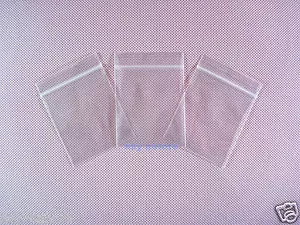 3000 Sacchetti Portaoggetti Poli Trasparente Chiudibile con Cerniera 2 Mil_1,5" x 2,5"_40 x 65mm - Foto 1 di 12