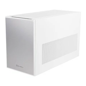 Silverstone Sugo 17 Premium cube-shaped Micro-ATX PC Case - White - Picture 1 of 12