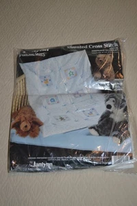 Janlynn Keepsake Coverlet Printed Cross Stitch Baby Quilt Kit 957-76, 32" X 44" - Picture 1 of 5