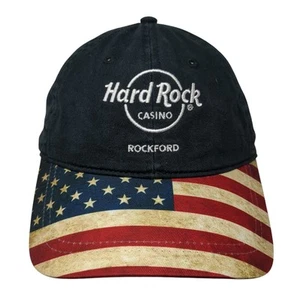 Hard Rock Casino Rockford Baseball Cap Multicolor OS Adjustable Patriotic Otto - Picture 1 of 10