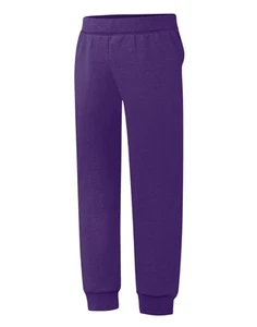 Hanes Jogger Sweatpants Girls Kids ComfortSoft EcoSmart medium weight 5 Colors - Picture 1 of 8