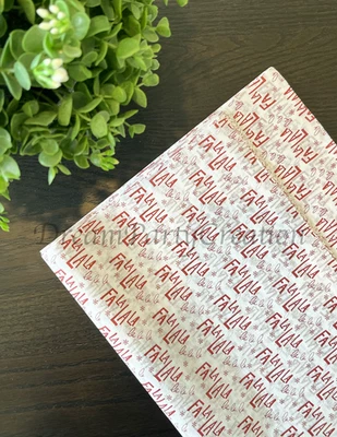 FA LA LA Design Tissue Paper Sheet Choose Size & Package Amount - Image 1 of 4