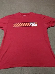 Camiseta Quiksilver Ciudad del Cabo Roja Grande Sudáfrica - Imagen 1 de 7