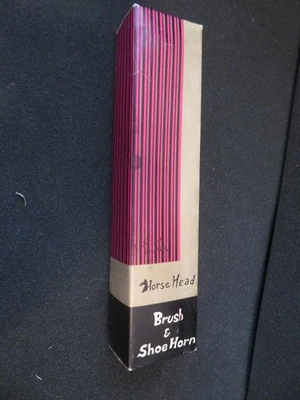 Juego de cepillos vintage cabeza de caballo cuerno y ropa (hecho en Japón años 70) 11" Foto 1 de 4