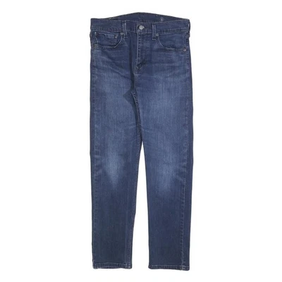 LEVI'S 502 Mens Jeans Blue Slim Slim Skinny Denim Medium W32 L30 Stylish - Image 1 of 4