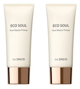The Saem Eco Soul Pore Master Primer 30g x 2pcs Wrinkle Care K-Beauty - Picture 1 of 5