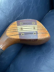 Wisdom Hand Crafted Oil Hardened 11 Degrees Loft Persimmon Driver New Grip 43” L - Bild 1 von 20