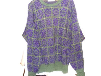 Nuevo de Lote Antiguo James Pringle of Scotland Lana Fair Isle Copo de Nieve Suéter Para Hombres XL Foto 1 de 3