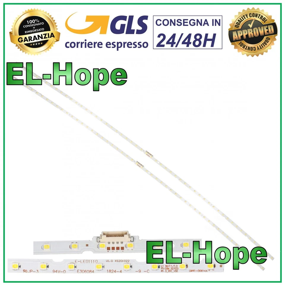 KIT 2 BARRE 54 LED TV 65" SAMSUNG UN65NU7200 HG65NJ678U UN65NU710D UN65NU6080