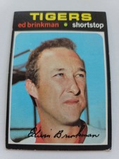 1971 Topps Baseball Card Ed Brinkman #389 Detroit Tigers 