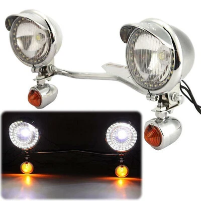 Barra de luz señales de giro de paso para motocicleta Honda VTX 1300 C R S RETRO Cruiser Foto 1 de 4