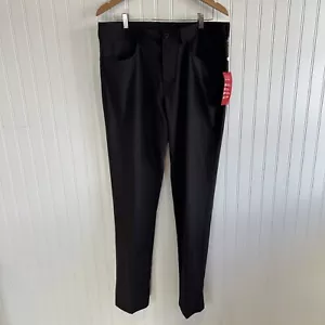 Ben Hogan four-way stretch 34 x 34 Brown leather golf pants Rib Stop Polyester - Picture 1 of 14