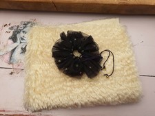 51 x 36 cm (Fat 1/8 Metre) Beautiful Mohair, & Tulle Collar