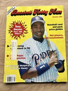 Scarce Baseball Hobby News Magazine October 1991 Tony Gwynn Cover - Picture 1 of 4