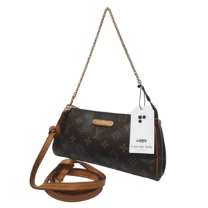 Authentic Louis Vuitton Eva Clutch Monogram M95567 Genuine Shoulder Cross CLA152 - Picture 1 of 12