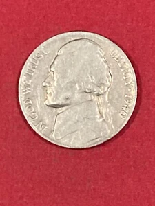 1940 United States 5 Cent Coin Circulated - Picture 1 of 2