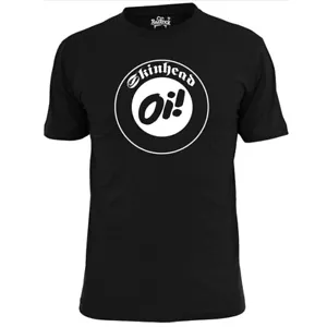 Skinhead Oi! para hombre Camiseta V2 plantilla Ska 2 tonos - Imagen 1 de 2