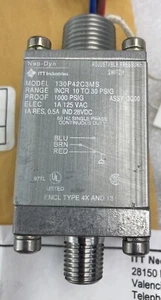 ITT Aerospace Controls 130P42C3MS Pressure Switch 10-30psi Adjustable - Picture 1 of 8