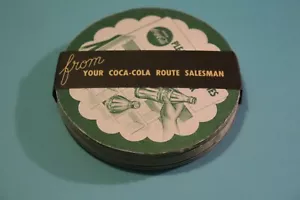 Vintage 50er Jahre Verkäufer Geschenk Untersetzer 25er Set - Bild 1 von 4