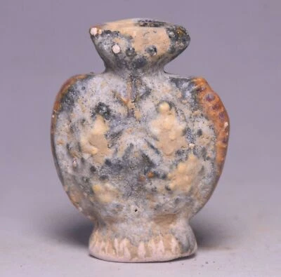 Jarrón Botella Personaje Fengshui Tallado Porcelana Antigua China Tangsan Cai Raro 5CM Foto 1 de 4