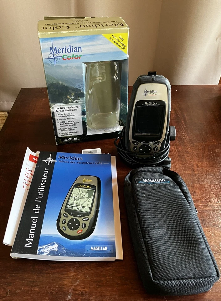 Magellan Meridian Color GPS Traveler Bundle Waterproof WORKING - Image 1 of 4