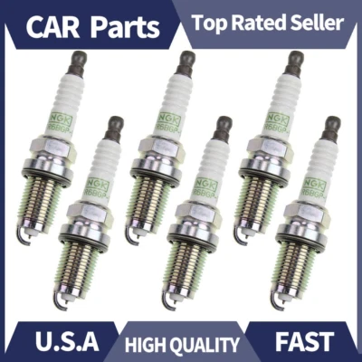 6PSC NGK Spark Plug For 2004 2006 2005 2007 2008 Acura TL - Image 1 of 3