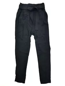 A.L.C. Pantalone nero Ansel cravatta in vita taglia 0 donna - Foto 1 di 8