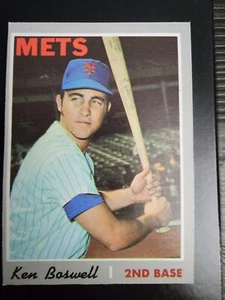 KEN BOSWELL 1970 TOPPS #214 NEW YORK METS VINTAGE MLB BASEBALL CARD NEARMINT - Picture 1 of 2