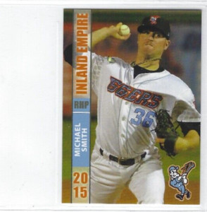 2015 Inland Empire 66ers (Class A-Los Angeles Angels) Michael Smith