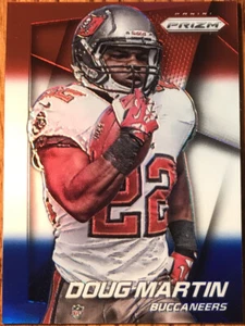 2014 Panini Prizm Prizms Red White & Blue Doug Martin #194 Tampa Bay Buccaneers - Picture 1 of 2