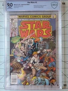 Star Wars #2 1977 CBCS 9.0 Not CGC - Picture 1 of 2