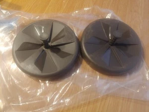 Hoover Smart Wash FH52000 FH52000G FH52001 FH52023 Black Wheels w/ Pin Assembly - Picture 1 of 2