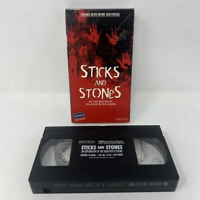 Sticks And Stones An Exploration of The Blair Witch Legend VHS 1999 Blockbuster - Image 1 of 4