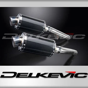 Yamaha FJ1200 3XW 1991-1996 Slip On 9" Oval Carbon Exhaust Muffler Kit - Picture 1 of 5