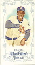 2013 Topps Allen and Ginter Mini A and G Back Baseball Card #25 Ernie Banks CUBS