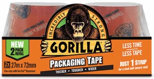 2x Gorilla Strong Tough Verpackungsspender Minen Rollen Klebeband - 27m x 72mm - Bild 1 von 6